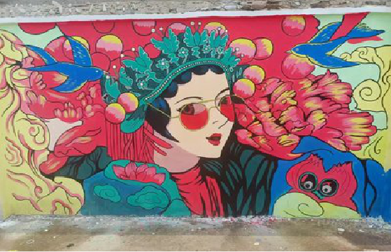 仙游墙体彩绘-网红墙