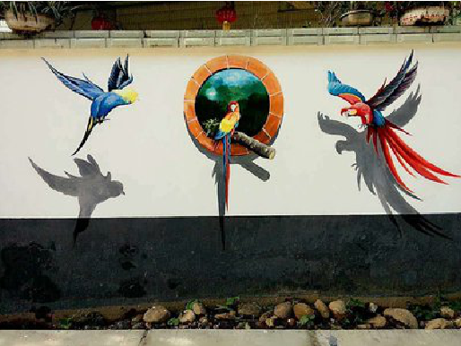 仙游视觉错位-3D墙绘设计