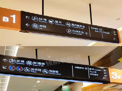 仙游如何通过商场标识牌引导客流分布？